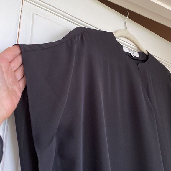 Drapey Black Blouse By Crosby By Mollie Burch - Picture 3 of 7